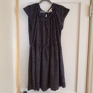 Lauren Conrad Black Pattern Dress